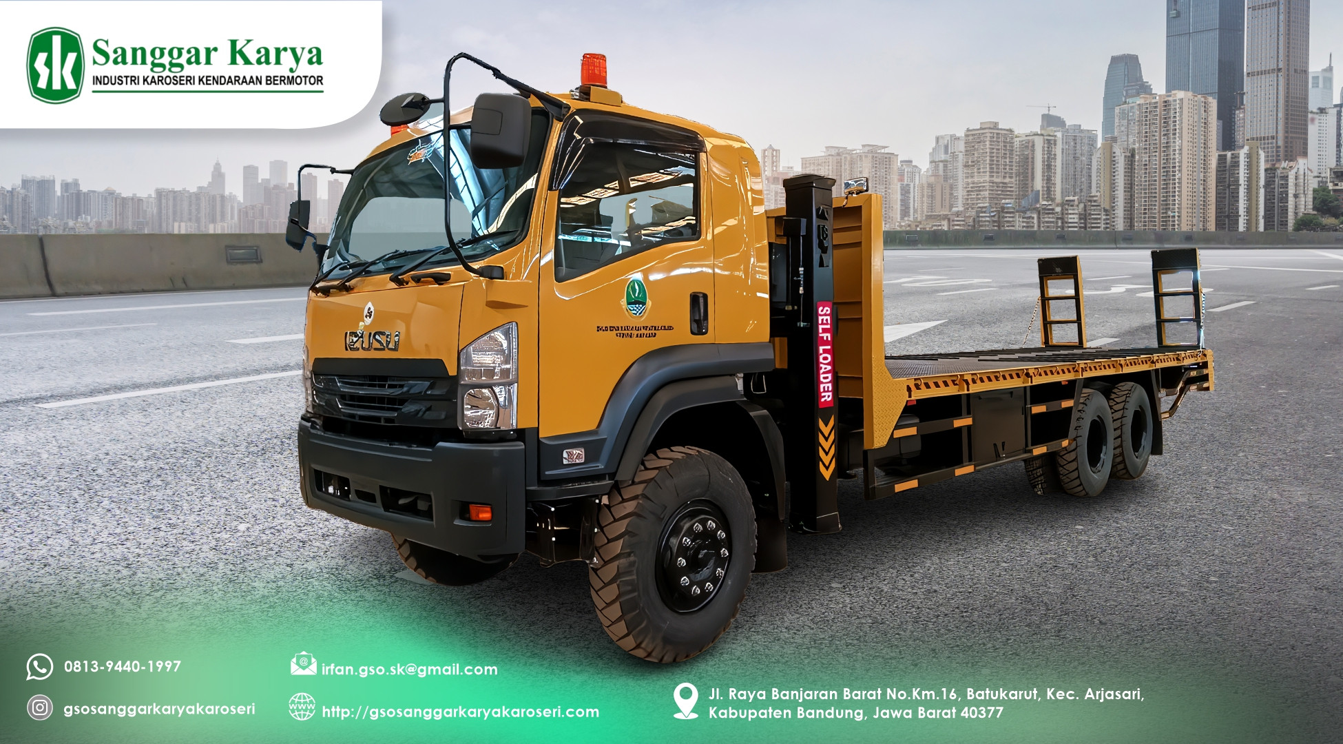 >TRUCK SELF LOADER BESAR